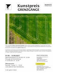 Plakat Kunstpreis Grenzg&auml;nge 01.09.2023