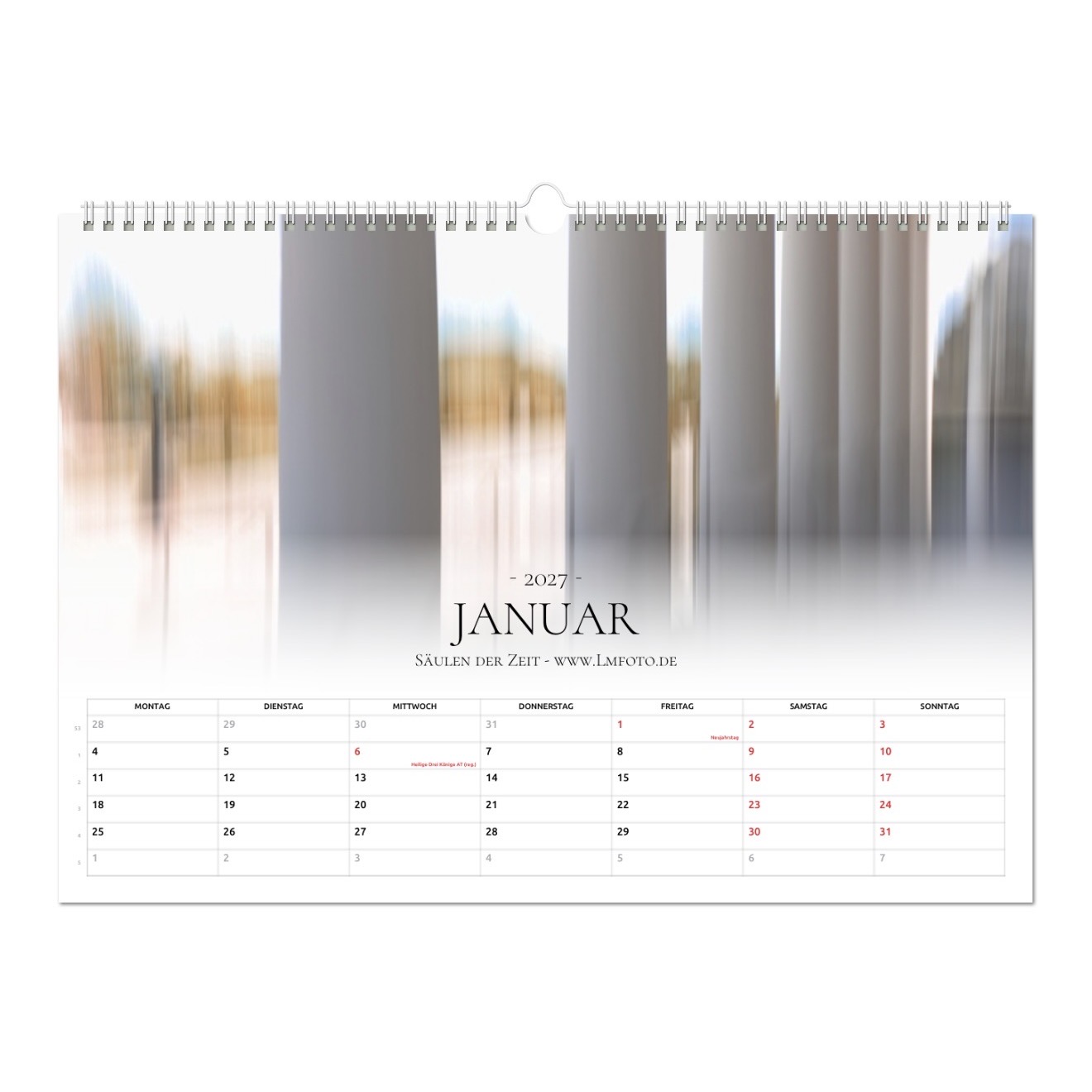 Kunstkalender 2027 - Baden-Baden in neuem Licht – Bild 2