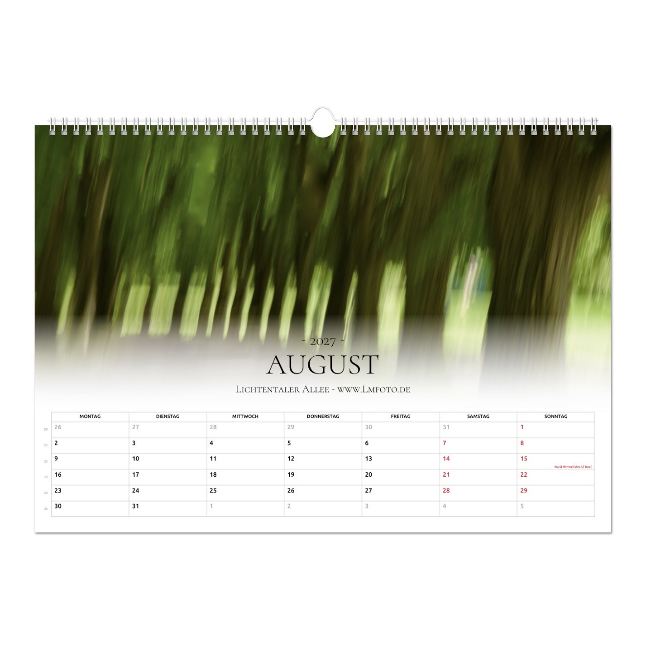 Kunstkalender 2027 - Baden-Baden in neuem Licht – Bild 9
