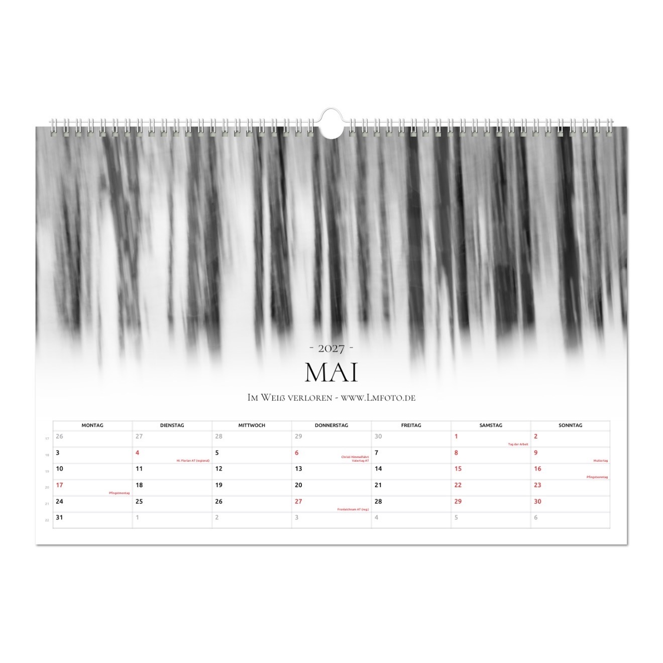Kunstkalender 2027 - Wo der Wald schwarz wird – Bild 6