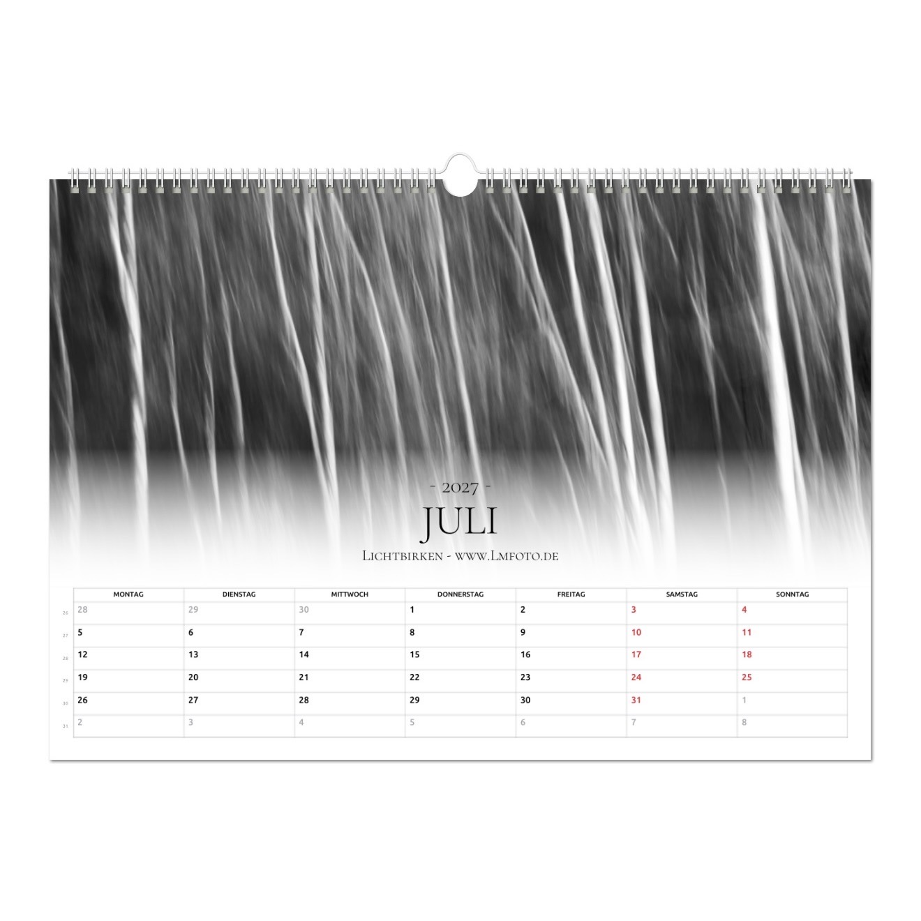 Kunstkalender 2027 - Wo der Wald schwarz wird – Bild 8