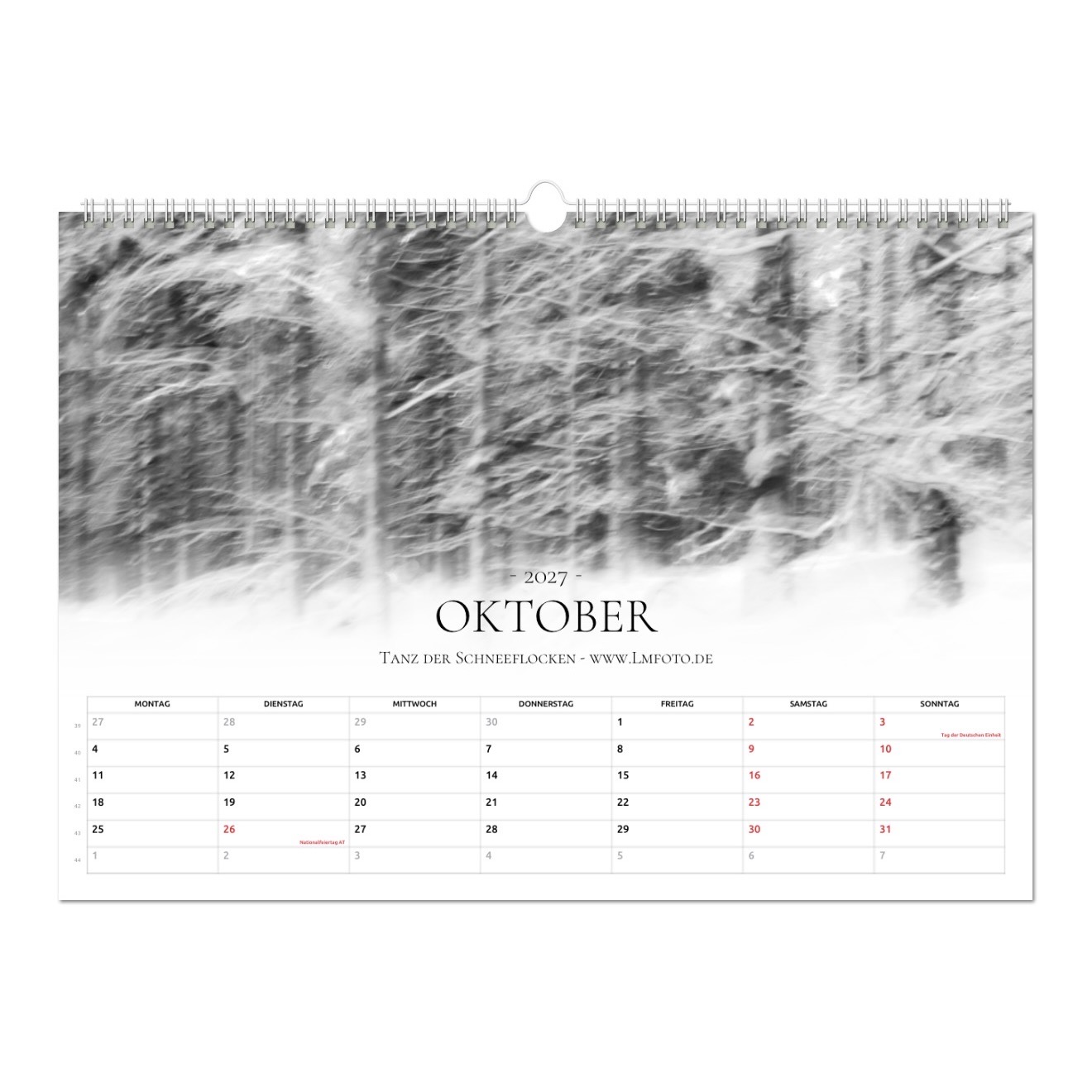 Kunstkalender 2027 - Wo der Wald schwarz wird – Bild 11