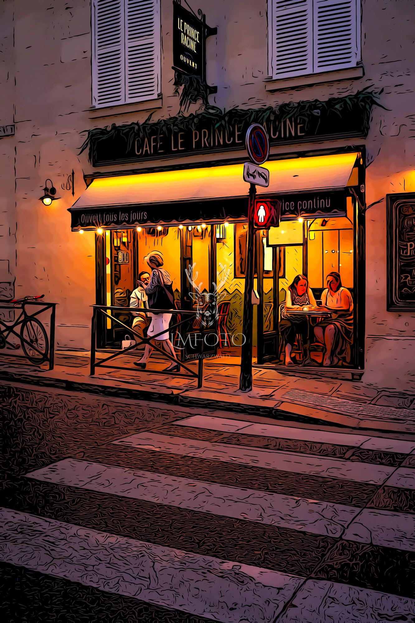 Le Prince bei Rot